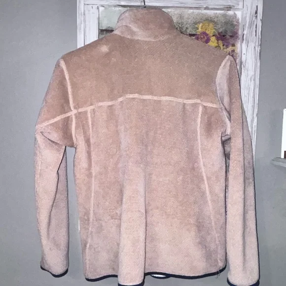 Patagonia Women's Re-Tool Snap-T Deep Pile Fleece Pullover Pink Size XL - Picture 4 of 9